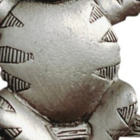 VTG Signed JJ Brooch Cat On Swing Pewter with Birds Figural 80s 90s Pin - Picture 10 of 10